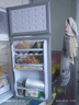 長(cháng)城（GREAT WALL FRIDGE）家用迷你小冰箱小型冷凍冷藏保鮮宿舍出租房辦公室節能省電雙開(kāi)門(mén)電冰箱 銀色119L【一級能效 全國聯(lián)?！?曬單實(shí)拍圖