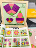 翎喏英國磁性七巧板3-6歲兒童早教玩具益智立體拼圖積木幼兒生日禮物 磁性七巧板+魯班榫卯 實(shí)木收納盒【無(wú)毛刺無(wú)異味】 曬單實(shí)拍圖