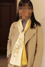 煦凜絲巾女士高檔輕奢蠶絲刺繡繡花高顏值超薄圍巾披肩禮盒七夕節禮物 米金色 曬單實(shí)拍圖