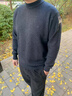 恒源祥100%純羊毛衫男秋冬季新款加厚保暖半高領(lǐng)毛衣中年男士針織打底衫 黑色 100%高檔精品羊毛 XL 輕奢高檔男裝 曬單實(shí)拍圖