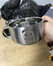 國風(fēng)不銹鋼碗316食品級兒童碗嬰兒輔食碗雙耳防燙吃飯碗寶寶碗小孩用 【12CM | 450ML】熊貓碗【抗菌316鋼】 曬單實(shí)拍圖