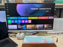 LG 31.5英寸 4K顯示器 144Hz HDR400 TypeC 65w G-Sync webOS系統(tǒng) 智能顯示屏 32G810SA白色  曬單實(shí)拍圖