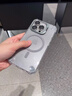秒揚 四角防摔氣囊適用蘋果16promax手機殼新款iphone15pro鏡頭支架自帶鏡頭膜14磁吸殼13/12保護套 【鈦金色】鏡頭支架*Magsafe磁吸*帶鏡頭膜 iPhone 16 曬單實拍圖