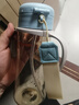 WOIBABY適配貝親直飲吸管奶瓶配件學(xué)飲吸管水杯蓋寬口徑手柄三代通用 藍(lán)色（12個(gè)月+）吸管彈力杯蓋+手提繩 曬單實(shí)拍圖