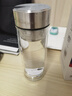 富光玻璃杯雙層帶茶隔大容量水杯 高檔商務(wù)泡茶杯 高硼硅杯子500ml 曬單實(shí)拍圖