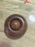 玄同 時(shí)來(lái)轉珠手把件中間轉珠鏤空工藝解壓轉珠小擺件平安扣 綠檀 曬單實(shí)拍圖