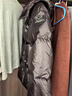 babylove[幻彩極光]親子羽絨服冬季黑金加厚外套三防保暖兒童媽媽連帽冬裝 極夜黑 100 （兒童款-充絨量71g） 曬單實(shí)拍圖
