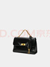 CHARLES&KEITH中號(hào)kerry郵差包單肩包斜挎包包女包生日七夕禮物CK2-80782515 Black黑色 中包 曬單實(shí)拍圖
