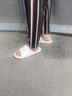 潔麗雅老人防滑拖鞋女士夏季中老年人室內(nèi)家居家浴室用eva防臭涼拖男款 蜜桃粉 38-39 【適合37-38碼】 曬單實(shí)拍圖
