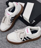 adidas「小鋸齒」D-PAD CLASSIC休閑美高風復古籃球板鞋阿迪達斯 淺灰/黑色/淺猩紅   39 曬單實拍圖