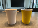 特美居（temeiju）304不銹鋼杯子水杯家用馬克杯戶外直飲杯咖啡杯專屬配色350ml*2只 曬單實拍圖