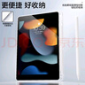 品勝 適用ipad 7/8/9保護殼10.2英寸 2019/20/21蘋(píng)果平板電腦保護套 全包防摔輕薄高透三折外殼 黑色 曬單實(shí)拍圖