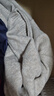 優(yōu)衣庫(kù)男裝女裝Souffle yarn舒芙蕾圓領(lǐng)針織衫/毛衣毛衫471229 31 米色 3XL /185/120C 曬單實(shí)拍圖
