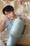 膳魔師（THERMOS）保溫杯1.25L檀健次同款巨無(wú)霸水杯子學(xué)生教師節(jié)禮物TSKP-1250 BL 曬單實(shí)拍圖