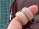 BJYL白玉菩提情侶戒指手工diy材料包戒指女告白送老婆女友高級感禮物 女款白單戒 粗砂1+細砂1+拋光棉1 曬單實(shí)拍圖