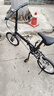 大行（DAHON）折疊自行車16英寸YUKI超輕迷你便攜男女式通勤單車KT610 黑色  曬單實(shí)拍圖