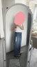 優(yōu)衣庫女裝/男女同款寬松廓形牛仔褲/彎刀鐮刀褲子高腰水洗產(chǎn)品479000 67 海藍色 27 /160/68A 曬單實拍圖
