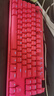 羅技（G）G PRO X TKL 游戲機械鍵盤 無線鍵盤 粉色 茶軸 段落軸 87鍵緊湊設計 曬單實拍圖