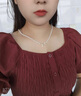 伊燦施家蝴蝶結(jié)小米珠仿珍珠項鏈女小眾高級感鎖骨鏈2025新款爆款頸鏈 施家蝴蝶結(jié)小米珠珍珠項鏈 曬單實拍圖