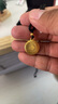 中國黃金（CHINA GOLD）八寶羅盤(pán)黃金項鏈女士足金吊墜男女款七夕情人節禮物送女友老婆 【今/次日達】八寶羅盤(pán)項鏈約1.1g【甄選禮盒】 曬單實(shí)拍圖