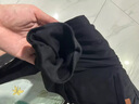 吉普（JEEP）高品質(zhì)純棉束腳運(yùn)動(dòng)男褲春秋季新款褲子男士休閑褲寬松松緊褲 黑色 【春秋不加絨】 XL【建議142-152斤】 曬單實(shí)拍圖