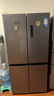 美的（Midea）慧鮮480升雙變頻一級能效十字四開門雙開對開門超薄家用471姐妹款電冰箱風(fēng)冷大容量國家補(bǔ)貼20% BCD-480WSPZM(E) 曬單實(shí)拍圖