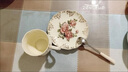 碉凰咖啡杯陶瓷歐式宮廷風優(yōu)雅咖啡杯套裝6件套杯碟家用文藝復古 經(jīng)典芙蓉2件套配架子 曬單實拍圖