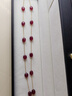若華（RUOHUA）夢(mèng)紅塵 5-6mm40cm滿天星紅寶石項(xiàng)鏈女彩寶鎖骨鏈吊墜七夕禮物 曬單實(shí)拍圖