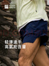 必邁新款男士運動(dòng)訓練短褲3.5寸速干跑步競速褲高彈馬拉松競訓褲 星河藍【男】 XL 曬單實(shí)拍圖