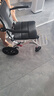 譽(yù)邦輪椅折疊超輕便攜式老人兒童迷你小簡(jiǎn)易上飛機旅行代步手推車(chē) 3|碳鋼雙重減震*12寸實(shí)心大輪【折疊可立】 曬單實(shí)拍圖