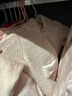 戴維貝拉（DAVE＆BELLA）新生兒爬服嬰兒連體衣0-6個(gè)月寶寶衣服冬季新款牛奶絨男寶睡衣 藕粉色【現貨】 90cm （建議身高80-90cm） 曬單實(shí)拍圖