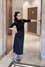 卓詩(shī)尼平底德訓鞋女2025秋季新款網(wǎng)面透氣薄款休閑女鞋子復古軟底運動(dòng)鞋 深藍色 37 曬單實(shí)拍圖
