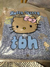 野獸派家居（tbh）三麗鷗Hello Kitty天絲棉家居服套裝可外穿睡衣 長(zhǎng)款 牛仔豹紋 S 曬單實(shí)拍圖