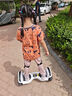 領奧智能兒童電動平衡車3-6-12歲體感10歲到15歲以上兩輪自動平行車雙輪成年人新款扭扭車 10吋炫光白【藍牙+減震越野輪】 曬單實拍圖