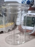 雙集（SOJER）牛奶杯玻璃刻度杯量杯容量微波爐加熱廚房耐高溫沖奶粉家用水杯子 350ml（鷹嘴加蓋）+墊+刷 曬單實(shí)拍圖