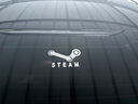 麗田車(chē)貼STEAM游戲平臺logo標志筆記本汽車(chē)摩托車(chē)貼紙不褪色防水 銀白色10x7cm 曬單實(shí)拍圖