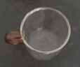 玻璃彩色把手杯品茗杯花茶套裝茶杯防爆耐熱透明玻璃小把杯六色杯 4只裝（透明把） 曬單實(shí)拍圖