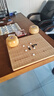 得力（deli）五子棋圍棋象棋楠竹套裝仿玉棋子楠竹雙面棋盤(pán)棋罐高檔親朋送禮盒 曬單實(shí)拍圖