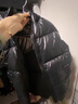 迷你巴拉【熱Hi2.0】男女童發(fā)熱抗寒羽絨服寶寶親子羽絨外套 黑色90001 150 曬單實拍圖
