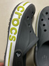 crocs卡駱馳貝雅卡駱班|205089 青檸綠-0GX 37/38(230mm)  曬單實(shí)拍圖