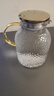 憶壺茶涼水壺冷水壺耐高溫加厚防爆涼水杯高硼硅玻璃家用大花果茶水壺 曬單實(shí)拍圖