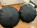 全品屋全自動(dòng)雨傘大號(hào)加固加厚結(jié)實(shí)抗風(fēng)遮陽防曬傘太陽傘男士折疊晴雨傘 【224骨】加固黑膠自動(dòng)傘-曜石黑 曬單實(shí)拍圖