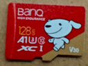 banq&JOY聯(lián)名款 128GB TF（MicroSD）存儲卡U3 C10 A1 V30 4K 高速款行車記錄儀&監(jiān)控攝像頭手機內(nèi)存卡 曬單實拍圖