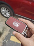 泉創(chuàng  )適用路虎捷豹鑰匙套發(fā)現運動(dòng)版攬勝鑰匙包衛士極光神行者2扣 【路虎B款】酒紅+方扣 曬單實(shí)拍圖