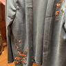 俞兆林（YUZHAOLIN）媽媽裝春秋裝外套針織衫中老年女裝長(cháng)袖上衣新款大碼兩件套裝 藍色 【兩件套】 3XL (建議體重120-135斤) 曬單實(shí)拍圖
