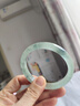 奢瑞莎 翡翠手鐲 緬甸玉手鐲冰糯種陽綠玉鐲子處理平安鐲送人節(jié)日禮物 內(nèi)直徑57-58MM(附證書+高檔禮盒) 曬單實(shí)拍圖