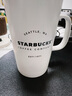 星巴克（Starbucks）杯子 經(jīng)典系列保溫吸管杯 高顏值大容量便攜隨行水杯七夕教師送禮 漸變款不銹鋼雙飲口提手杯820ml 曬單實(shí)拍圖