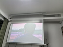 鯨米（JINGMI）投影幕布84英寸智能光子幕布-懸浮版電動幕布極白增亮FG1自動升降投影儀家用辦公激光投影幕布 曬單實拍圖