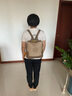香港品牌真皮雙肩包女大容量旅游輕便休閑兩用背包女士出行書(shū)包女 曬單實(shí)拍圖