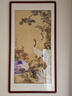 迅典（XUNDIAN）松鶴延年掛畫(huà)中式玄關(guān)裝飾畫(huà)豎幅走廊過(guò)道客廳壁畫(huà)書(shū)房墻畫(huà)水墨畫(huà) 松鶴延年 實(shí)木帶框63*123CM（帶有機玻璃） 曬單實(shí)拍圖